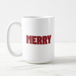 Mok met prettige kerstcadeaus