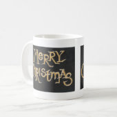 Mok met prettige kerstcadeaus (Voorkant links)