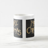 Mok met prettige kerstcadeaus (Center)