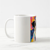 Mok met Pug ontwerp (Links)