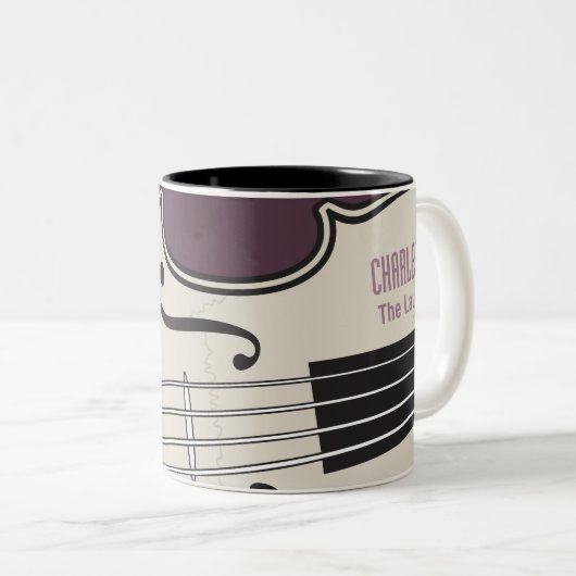 Mok met recht behandeld wasgoed Mo's Violin (Voorkant rechts)