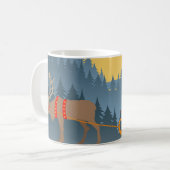 Mok met rendieren, lapland en slee (Voorkant links)