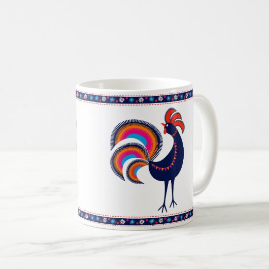 mok met rooster (Voorkant rechts)