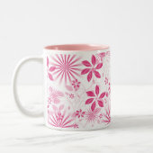 Mok met roze Floral Coffee (Links)