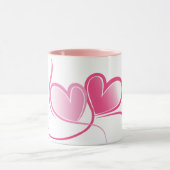 Mok met Roze Harten (Midden)