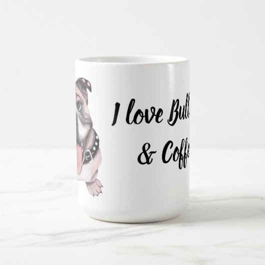 Mok met roze hond (Midden)