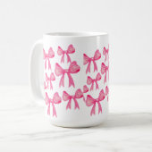 Mok met Roze Strik | Coquette Esthetische Meisjesm (Voorkant links)