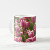 Mok met roze tulpen (Voorkant links)