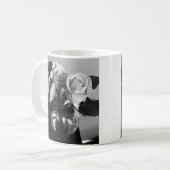 Mok met rozenfoto-afdruk (Voorkant links)