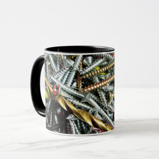 Mok met schroefontwerp (Voorkant links)