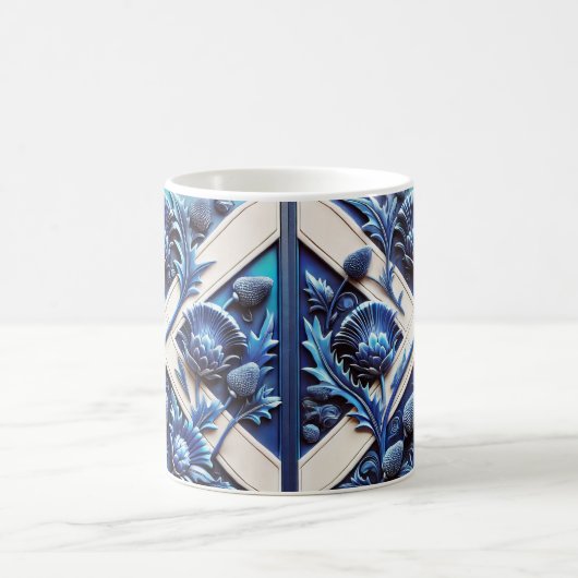 Mok met Scottish Thistles Design (Center)