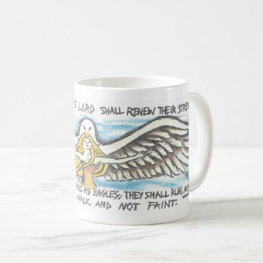 Mok met scripts (Voorkant rechts)