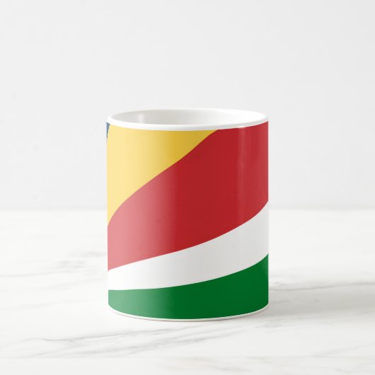 Mok met Seychellen Kleuren Ontwerp (Center)