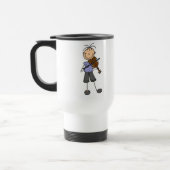 Mok met Stokfiguur Vioolspeler (Links)