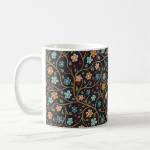 Mok Met Takken En Bloemen