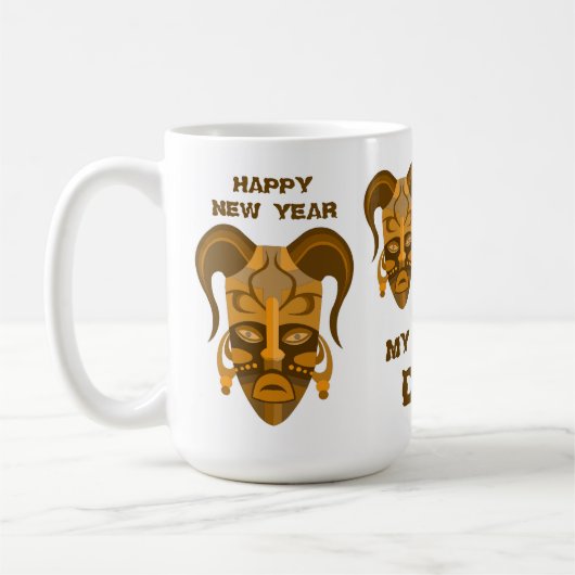 MOK MET TARDITIONELE MASKART (Links)