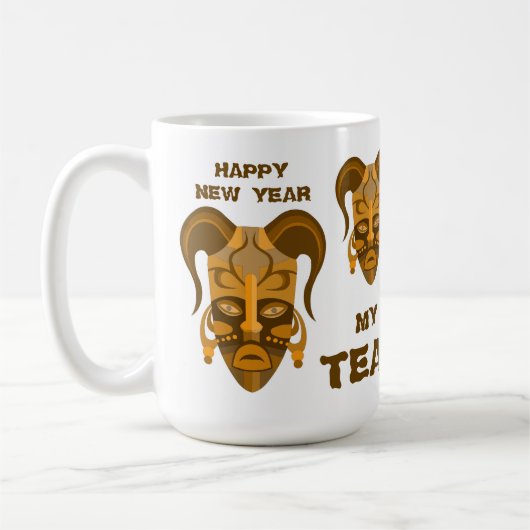 MOK MET TARDITIONELE MASKARTON VOOR DE LEERLER (Links)