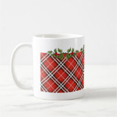Mok met Tartan Pset en Holly Kerstkoffie (Links)