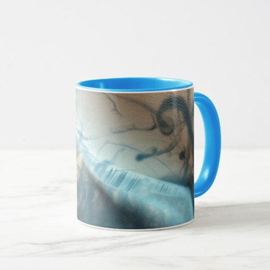 Mok met tatoeages van Mars keramische keramiek (Voorkant rechts)