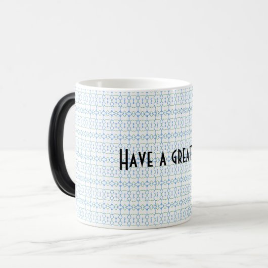 Mok met tekst "Have a great day" (Voorkant links)