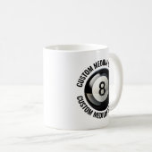Mok met tekst op maat 330ml 8 Ball Personalized (Voorkant rechts)