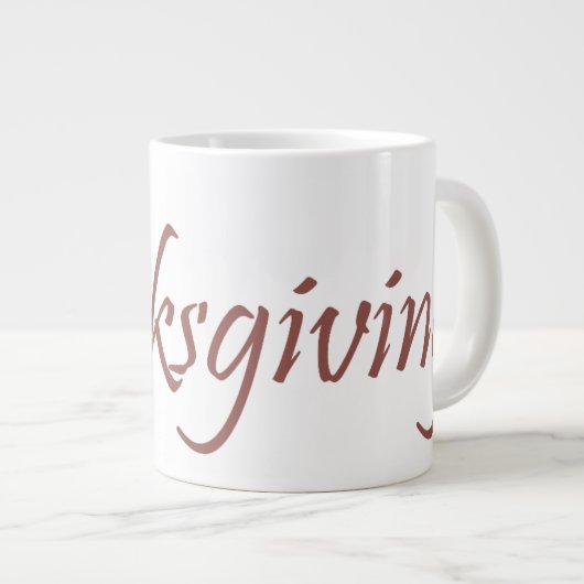 Mok met Thanksgiving turkije (Voorkant rechts)