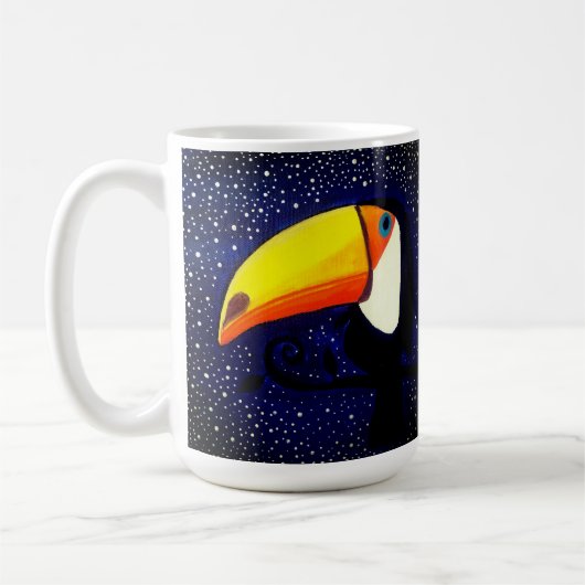 Mok met Toucan-koffie (Links)