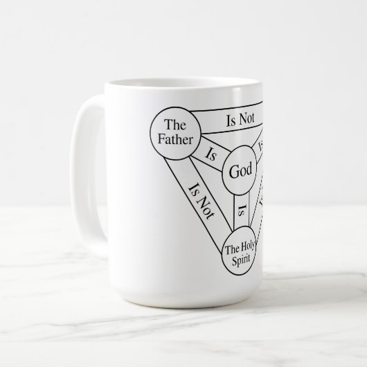 Mok met Trinity Shield (Voorkant links)