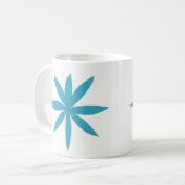 Mok met Turquoise Star (Voorkant links)