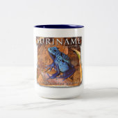 Mok met twee kleuren met blauwe kikker (Center)