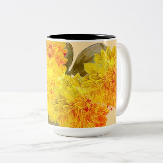 mok met twee tonen (Voorkant rechts)