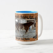 Mok met twee tonen van paarden, 15 oz (Voorkant rechts)