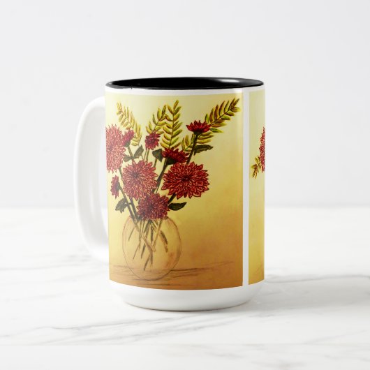 Mok met twee tonijnen (Voorkant links)