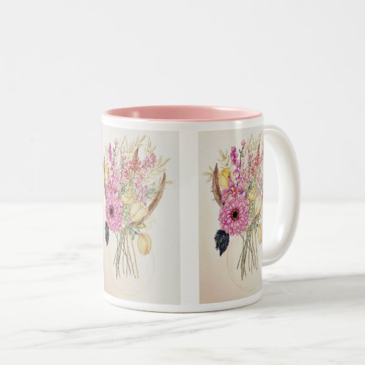 Mok met twee tonijnen (Voorkant rechts)