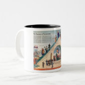 Mok met twee tonnen - de structuur van de vrije ti (Voorkant links)