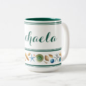 Mok met twee toonaangevende doppen voor Shells & S (Voorkant rechts)