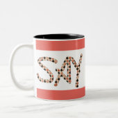 mok met twee toonaangevende koffie (Links)