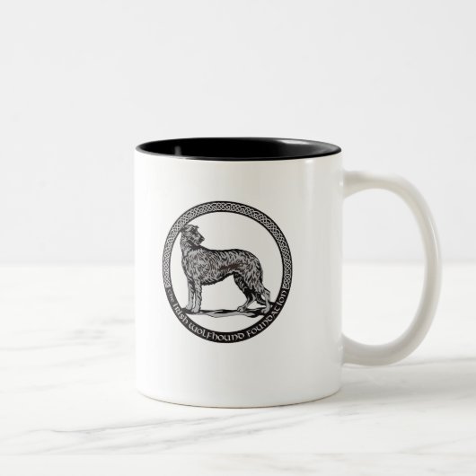 Mok met twee toonaangevende koffie (Rechts)