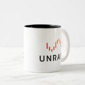 Mok met twee toonaangevende koffie (Voorkant rechts)