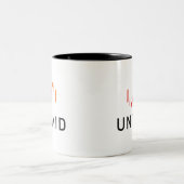 Mok met twee toonaangevende koffie (Center)