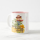 Mok met twee toonkoffie (Voorkant links)