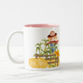 Mok met twee toonkoffie (Links)