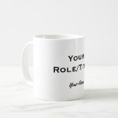 " mok met uw rol/titel & naam" (Voorkant links)