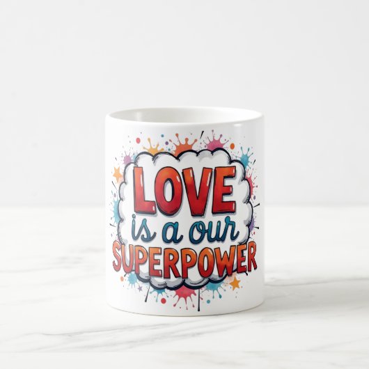 Mok met Valentijnsdag ontwerp (Center)