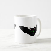 Mok met Vampire kat Faced Bat Halloween (Voorkant rechts)