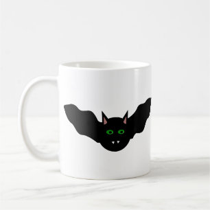Mok met Vampire kat Faced Bat Halloween