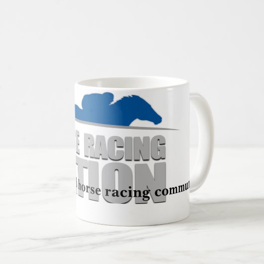 Mok met ventilator voor paardenraces (Voorkant rechts)