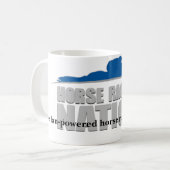 Mok met ventilator voor paardenraces (Voorkant links)