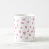 Mok met verspreide roze hartjes en krabbels (Center)