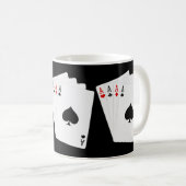 Mok met vier Aces (Voorkant rechts)